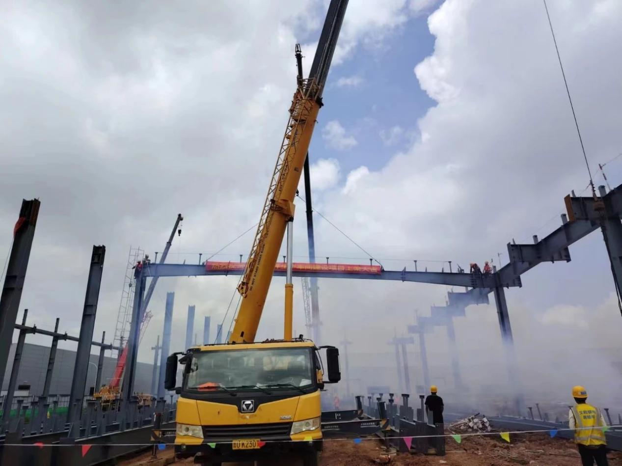 Mradi wa ujenzi wa semina ya uzalishaji wa sehemu ya Chery KD kwenye boriti, Eihe aligundua Mradi wa ujenzi wa Chery Automobile Qingdao Base alishinda zabuni 