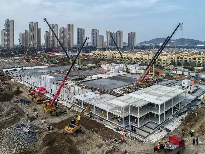 Jengo la Hospitali ya Muundo wa Chuma cha Modular