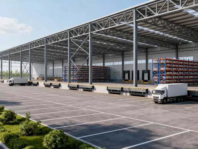 Jengo la kituo cha usambazaji wa chuma